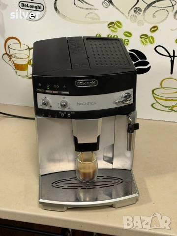 Кафемашина кафе автомат delonghi magnifica с гаранция, снимка 2 - Кафемашини - 54965403