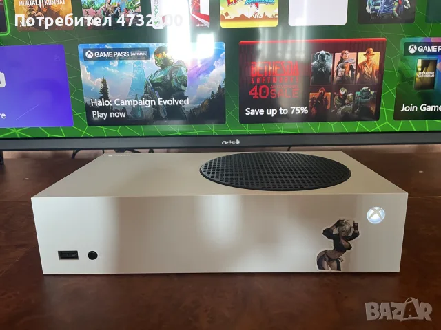 Xbox Series S 512GB – Отлично състояние, с кутия и оригинален контролер, снимка 4 - Xbox конзоли - 55477789