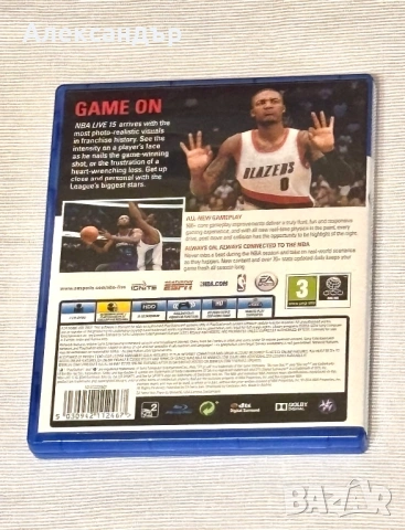Ps4 NBA LIVE 15 видеоигра диск, снимка 4 - Игри за PlayStation - 54581530