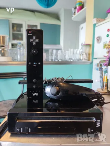 Хакната КОНЗОЛА Nintendo Wii Black Edition, Нинтендо с МНОГО ИГРИ! Mario, Zelda, Sonic, SEGA... пъле