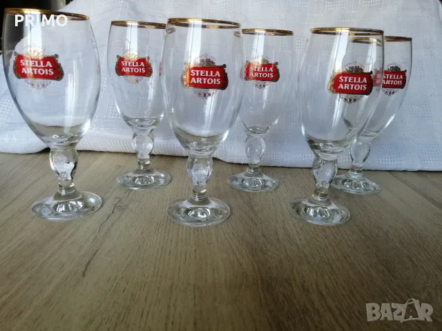 Оригинални чаши за бира Stella Artois (330 мл) – Комплект 6 бр., снимка 3 - Чаши - 55588123