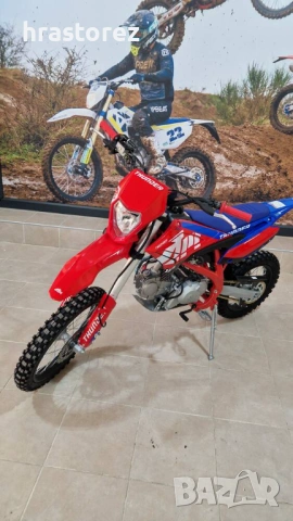 НОВИ - Бензинов кросов мотор 125 cc/кубика с ФАР и ЕЛ.СТАРТ