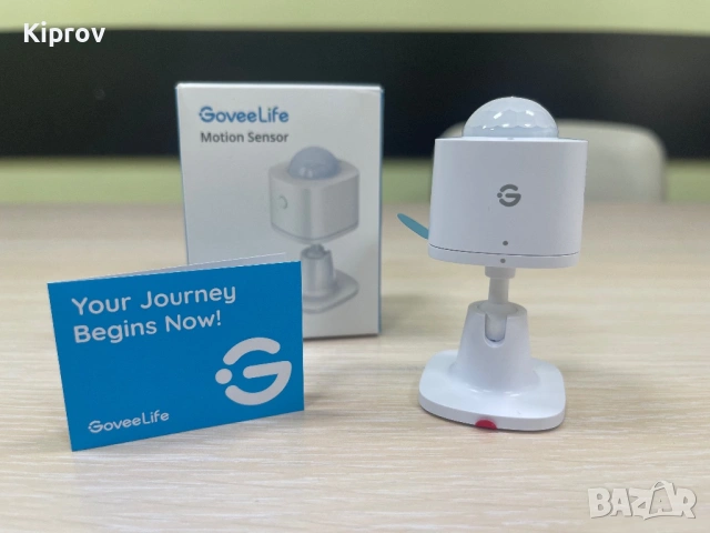 🚶‍♂️ Govee Motion Sensor H5121 – Смарт сензор за движение (САМО за Govee), снимка 2 - Друга електроника - 53998086