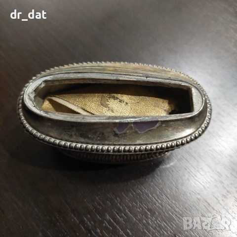 Посребрена основа на анкикварна запалка Ronson, снимка 2 - Антикварни и старинни предмети - 54099912