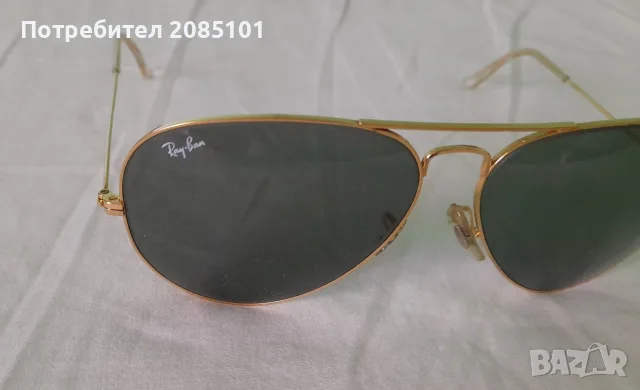 Оригинални слънчеви очила Ray-Ban Aviator USA (Винтидж B&L), снимка 3 - Слънчеви и диоптрични очила - 55332949