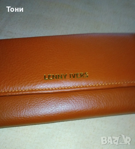 LENNY IVERS Оригинал Ново Дамско Портмоне Изцяло от Естествена Кожа , снимка 18 - Портфейли, портмонета - 54860598