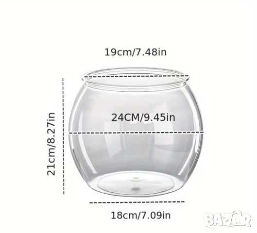 Продавам нови пластмасови колби за рибки и украса, снимка 2 - Аквариуми - 54728704
