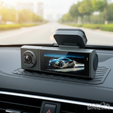 Видеорегистратор Vehicle BlackBox DVR FULL HD 1080 + задна камера, снимка 3 - Камери - 55182668