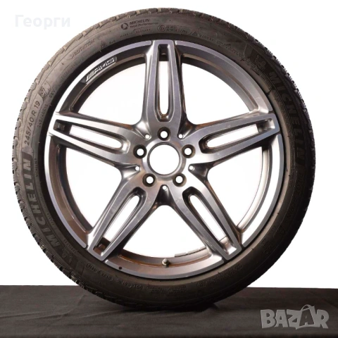 Комплект 4броя Michelin Pilot Alpin 245/40 R19 98V DOT3816| Джанти AMG 8Jx19H2 ET43 A2134012000| Гум, снимка 3 - Гуми и джанти - 54862282