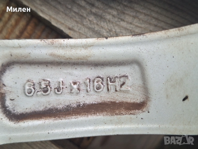 Volkswagen Tiguan 2010-2017 Година 2 Броя Алуминиеви Джанти 16×6,5 OEM, снимка 3 - Гуми и джанти - 54579828
