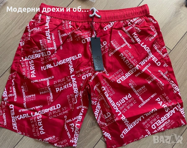 Мъжки бански Karl Lagerfeld M,L, снимка 4 - Бански - 54571482