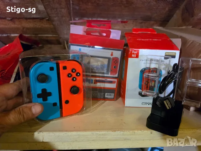 Джойстици за nintendo switch +докинг станция , снимка 4 - Аксесоари - 55432696