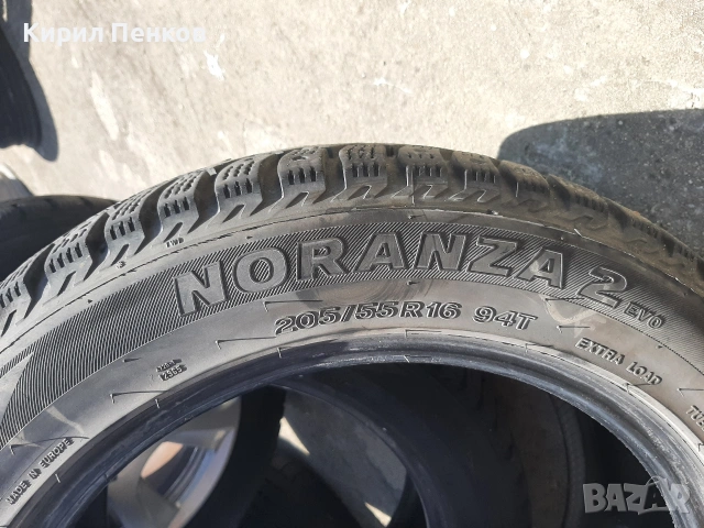 4бр.205/55/16 BRIDGESTONE NORANZA 2 ЗИМНИ С ШИПОВЕ , снимка 5 - Гуми и джанти - 55252083