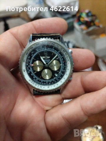  РЪЧЕН ЧАСОВНИК BREITLING , снимка 3 - Антикварни и старинни предмети - 54789033