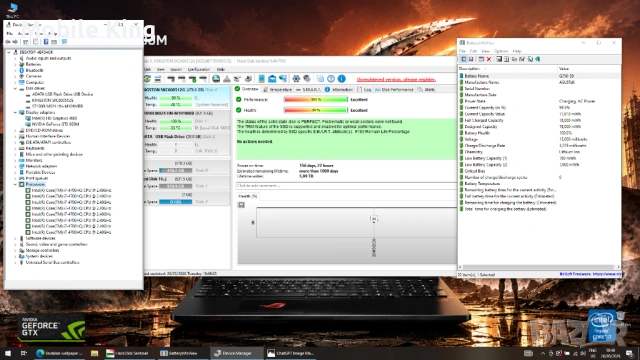 ГЕЙМЪРСКИ ЗВЯР ASUS ROG G750JM - КАТО НОВ | Intel i7 | 16GB RAM | 512GB SSD + 1TB HDD | Нова БАТЕРИЯ, снимка 14 - Лаптопи за игри - 54684263