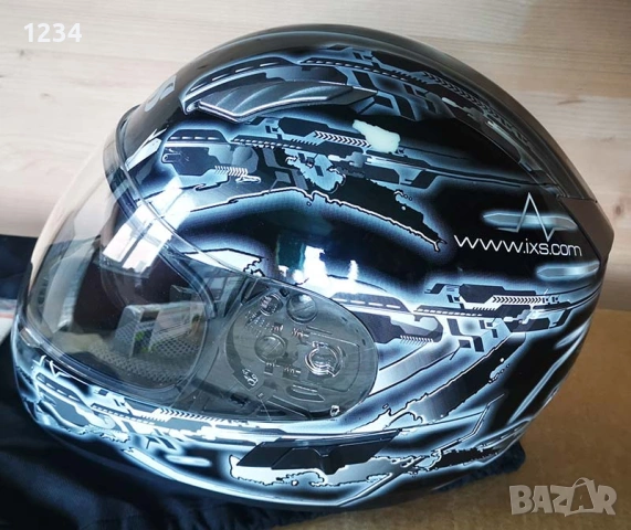 КАСКА шлем IXS HX 1000 размер XS за мотоциклет (мотор), скутер, АТВ , снимка 7 - Аксесоари и консумативи - 54813143