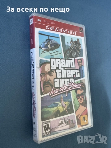 Grand Theft Auto Vice City Stories + КАРТА , Оригинална Игра за PSP , GTA, снимка 2 - Игри за PlayStation - 55301129