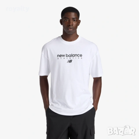 Мъжка Оригинална Тениска New Balance Linear Graphic
