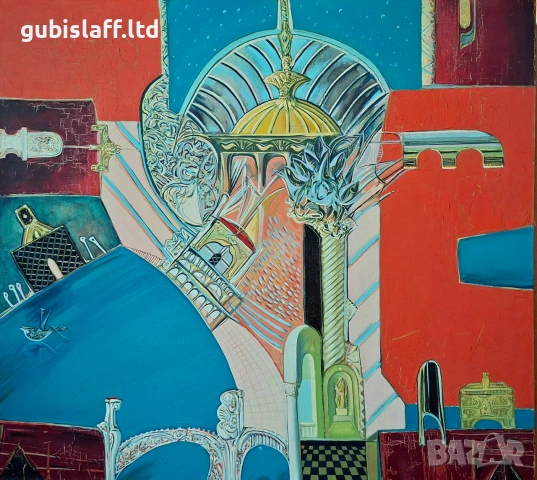 Картина "Венеция", худ. Георги Динев, 1993 г.