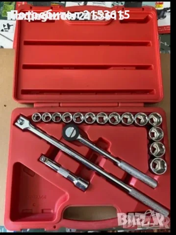 K INTERNATIONAL TOOLS 1/2" гедоре /гидория 17части качествени Bложки Kомплект