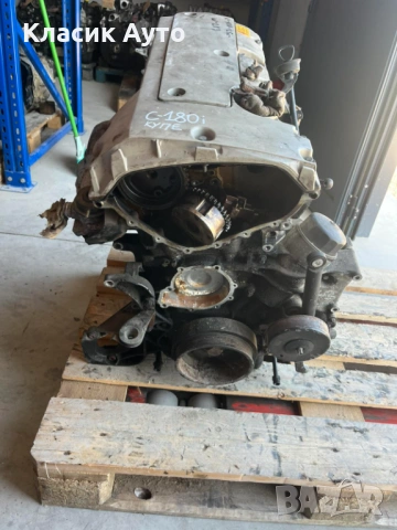 Двигател MERCEDES C180 W203 1.8I 129к.с.-КОД:111 951, снимка 2 - Части - 54696576
