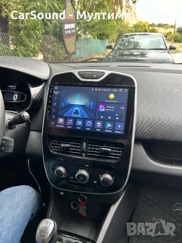 Renault Clio 4 - 10.1" Android 15 Мултимедия Рено Клио 12-19 Навигация Андроид