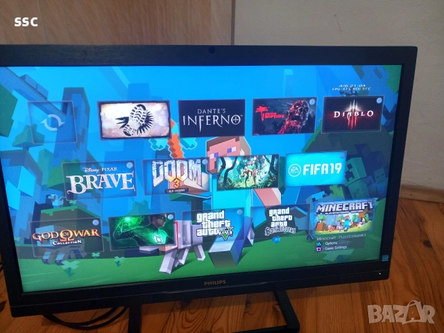 PS3 Slim 250GB хакнат + игри, снимка 4 - PlayStation конзоли - 54783338