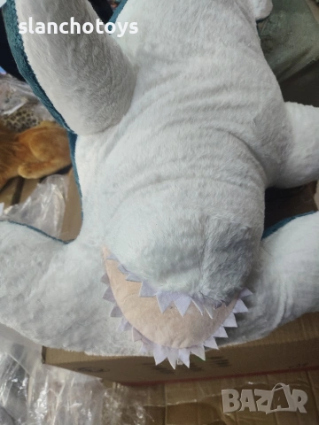 Плюшена акула,около 60 -100см., снимка 12 - Плюшени играчки - 44099018
