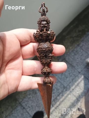 Будистки ритуален нож-14, снимка 7 - Други ценни предмети - 54254677