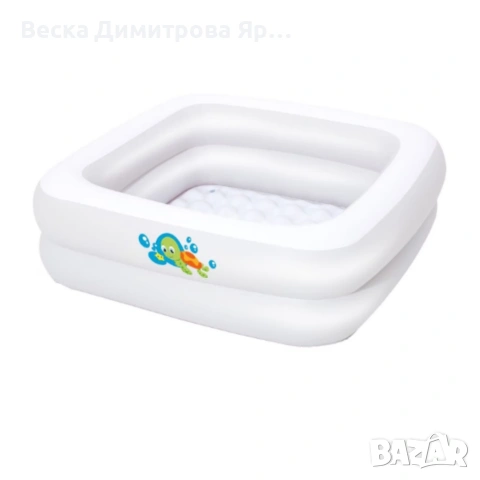Надуваем детски басейн и вана 3 в 1 - Безопасно къпане и забавление навсякъде, снимка 5 - Басейни и аксесоари - 55034723