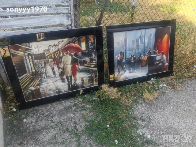 OIL EFFECT PRINT 95X75СМ КАРTИНИ 2БР ВНОС ENGLAND 0107261028L4, снимка 3 - Други ценни предмети - 55111993