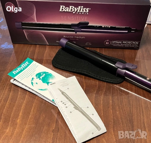 Маша за коса BaByliss 25 мм- като нова, пылен комплект. 