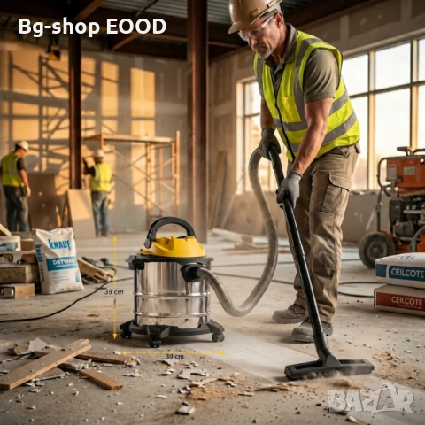 ПРОМО!! Прахосмукачка за мокро и сухо почистване Dust & Drop Series, 3в1, 15L, 1000W, снимка 3 - Прахосмукачки - 54638538