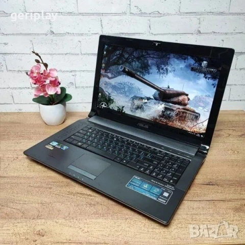 Голям и Бърз 17.3 Лаптоп ASUS с Intel Core i7 / 20Gb RAM / Видеокарта 2Gb / SSD + HDD, снимка 2 - Лаптопи за дома - 54714600