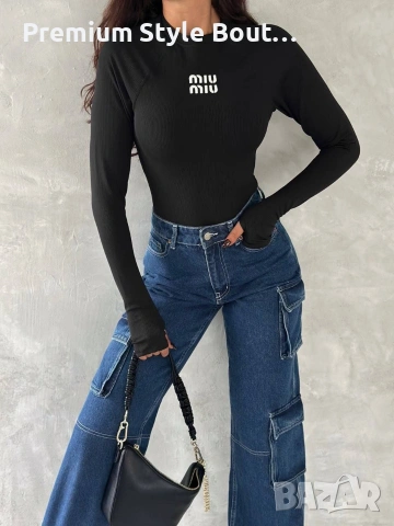 боди miu miu , снимка 2 - Блузи с дълъг ръкав и пуловери - 54123864