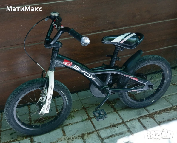 Детско колело BYOX 16 " + колелца, снимка 3 - Велосипеди - 54574630