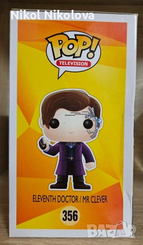 Doctor Who Funko Pop фигурка - Eleventh Doctor/Mr. Clever #356, снимка 2 - Колекции - 54757013
