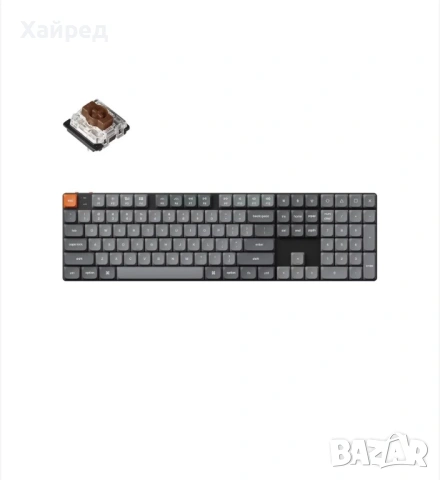 Механична клавиатура Keychron K5 Max QMK/VIA, RGB LED, Hot-Swappable, 2.4GHz, Безжична, Bluetooth 5., снимка 2 - Клавиатури и мишки - 54840171