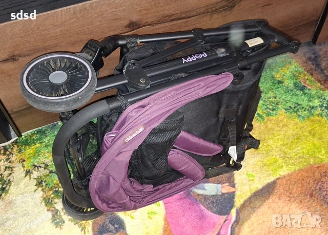 Детска количка Чиполино попи лавандула, снимка 4 - Детски колички - 54338197