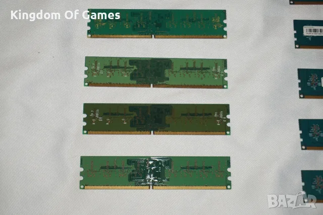 Лот от 28 броя RAM ПАМЕТ DDR2 512MB/DDR3 2GB/1GB Тествана и Работеща за Настолен Компютър, снимка 14 - RAM памет - 55501350
