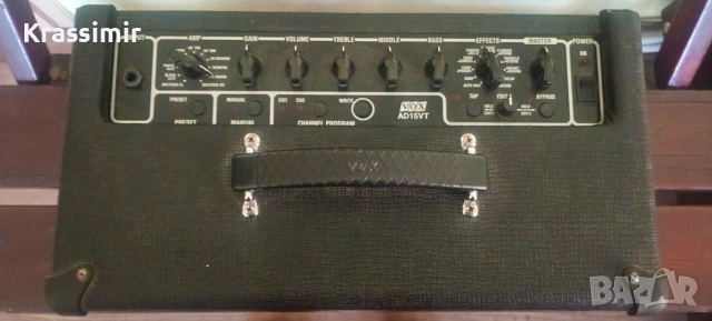 Vox AD 15 VT  Хибриден усилвател за китара., снимка 2 - Китари - 55083403