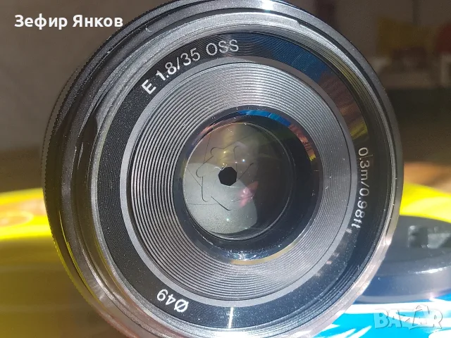 Sony 35mm /F-1,8 OSS E-mount , снимка 7 - Обективи и филтри - 55670365