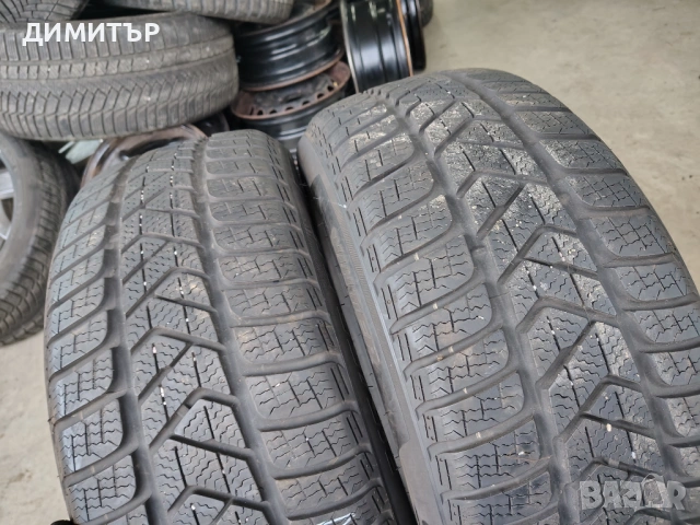 2бр.зимни гуми PIRELLI 215 55 17 DOT19 цена за брой, снимка 2 - Гуми и джанти - 54081981