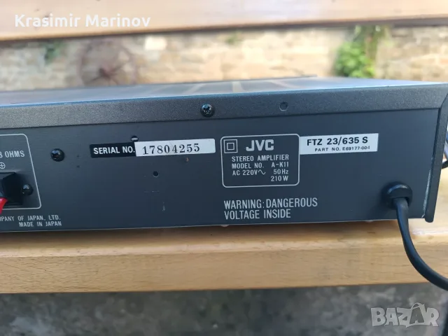 JVC A-K11 *Продавам много запазен японски усилвател*, снимка 5 - Ресийвъри, усилватели, смесителни пултове - 55693534