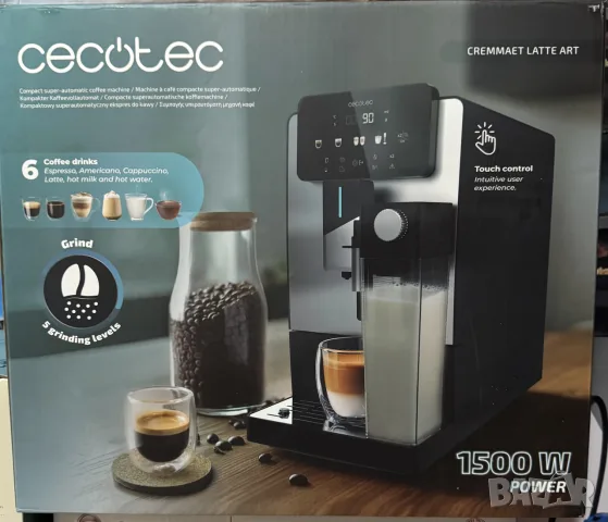 Кафе автомат Cecotec Cremmaet Latte Art , снимка 7 - Кафемашини - 55555938