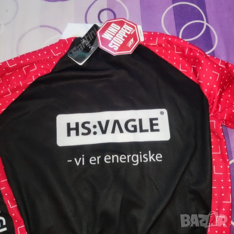 🚴‍♂️ ЧИСТО НОВО колоездачно яке Santini Windstopper - размер XXL, снимка 8 - Велосипеди - 54653834