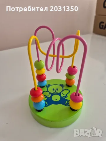 дървен лабиринт Andreu toys, мече, снимка 2 - Образователни игри - 55543040
