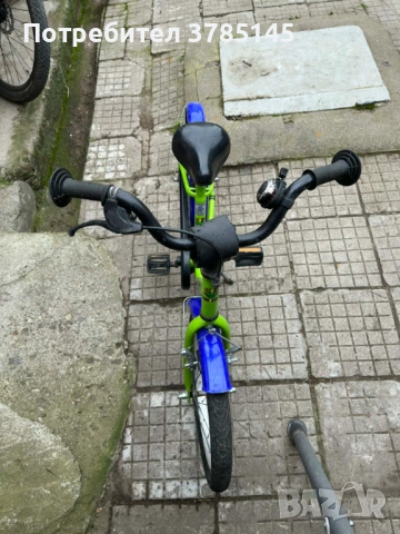 Детско колело с помощни колела, снимка 4 - Детски велосипеди, триколки и коли - 53970040