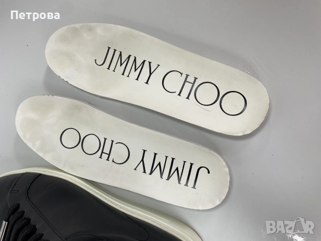 Jimmy Choo ROME Кожени маратонки 37 Оригинал, снимка 12 - Маратонки - 55098525