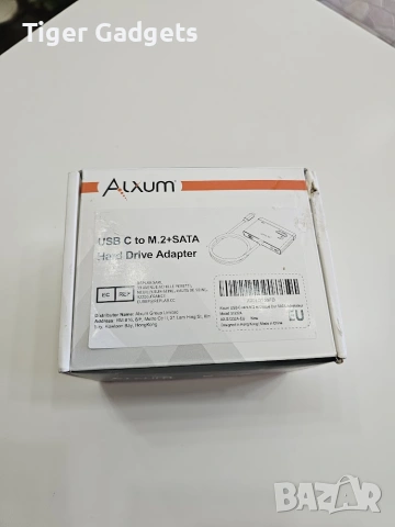 Alxum M.2 NVMe SSD Enclosure Adapter – USB-C 10Gbps адаптер за M.2 NVMe и SATA SSD дискове, снимка 8 - Други - 54971490